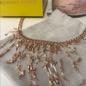 Kendra Scott rose gold necklace